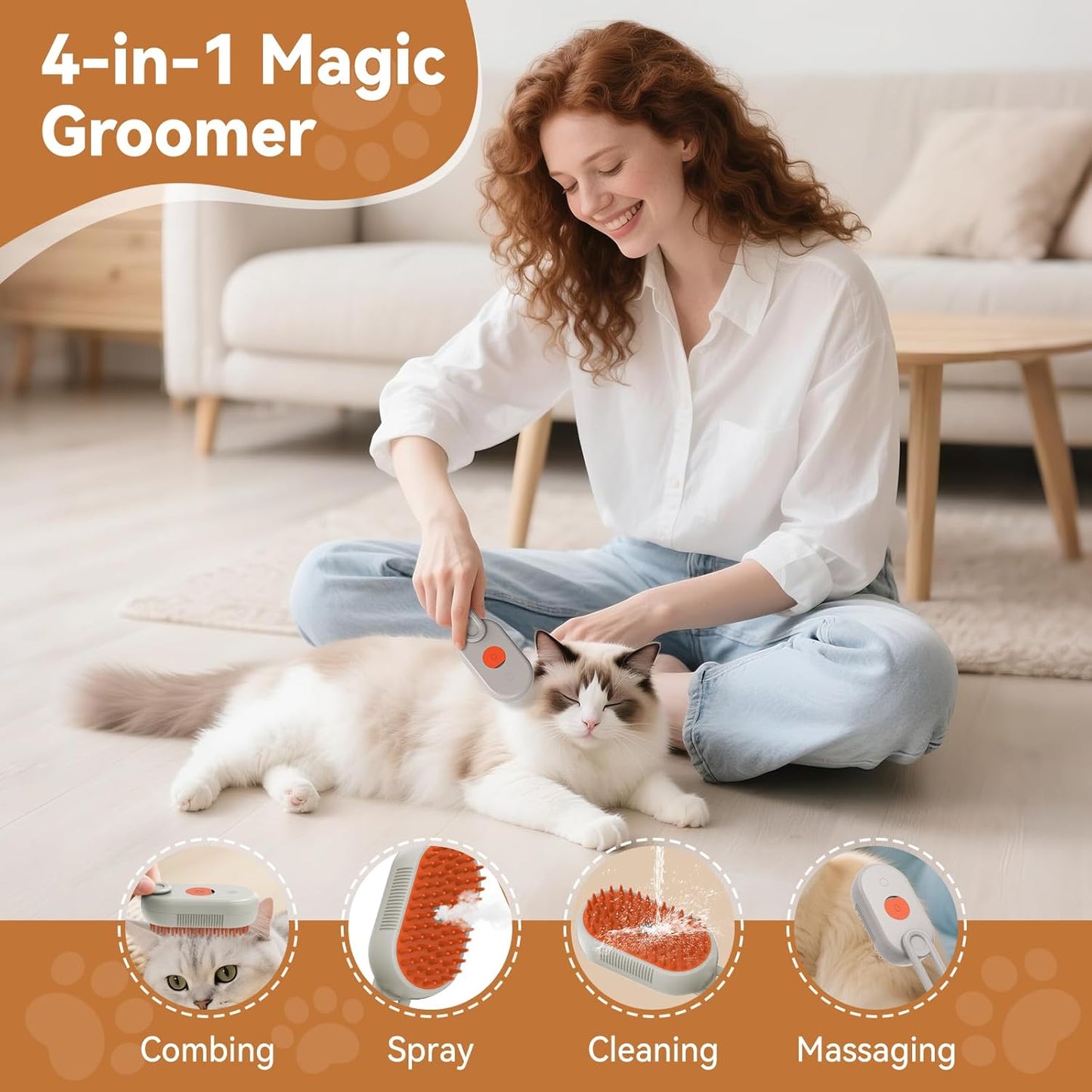 Steam Pet Brush