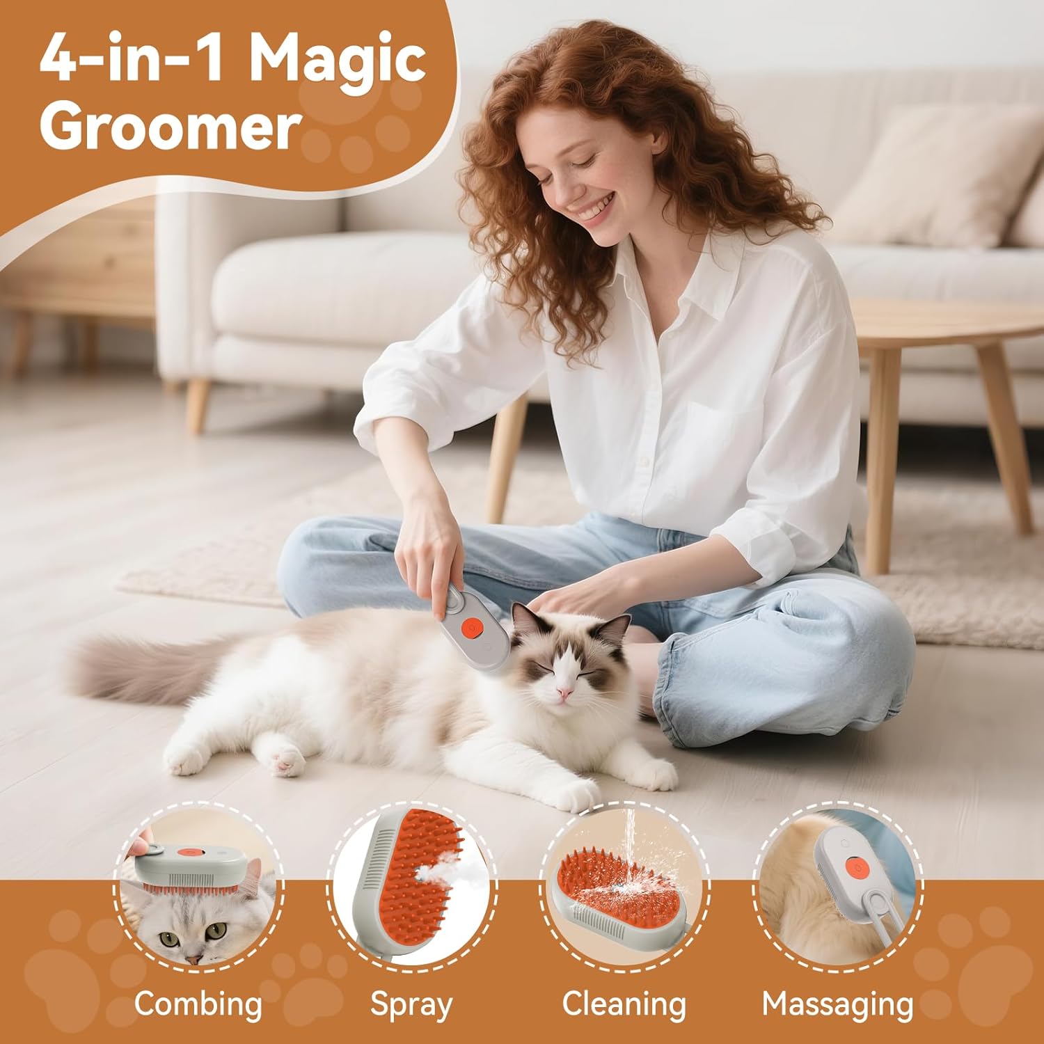 Steam Pet Brush