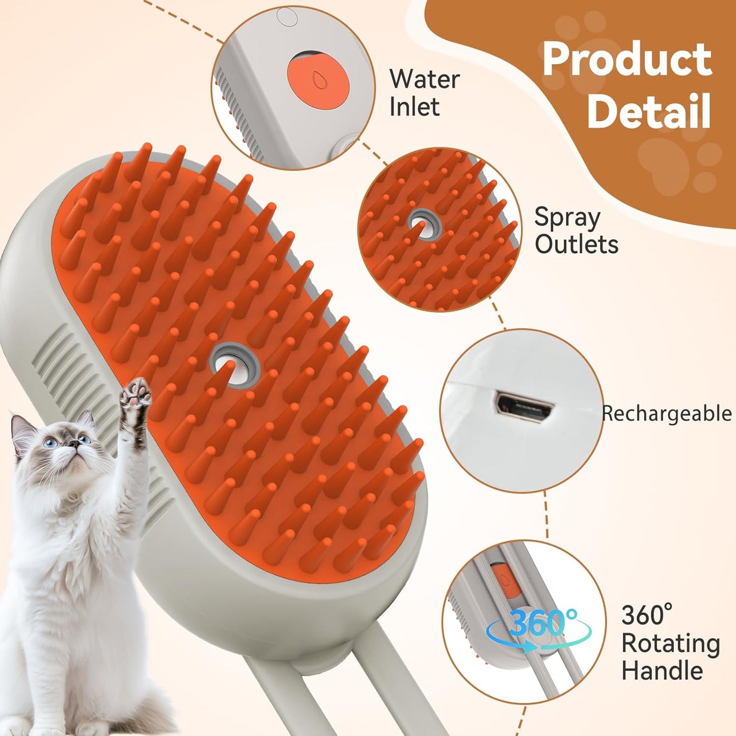 Steam Pet Brush