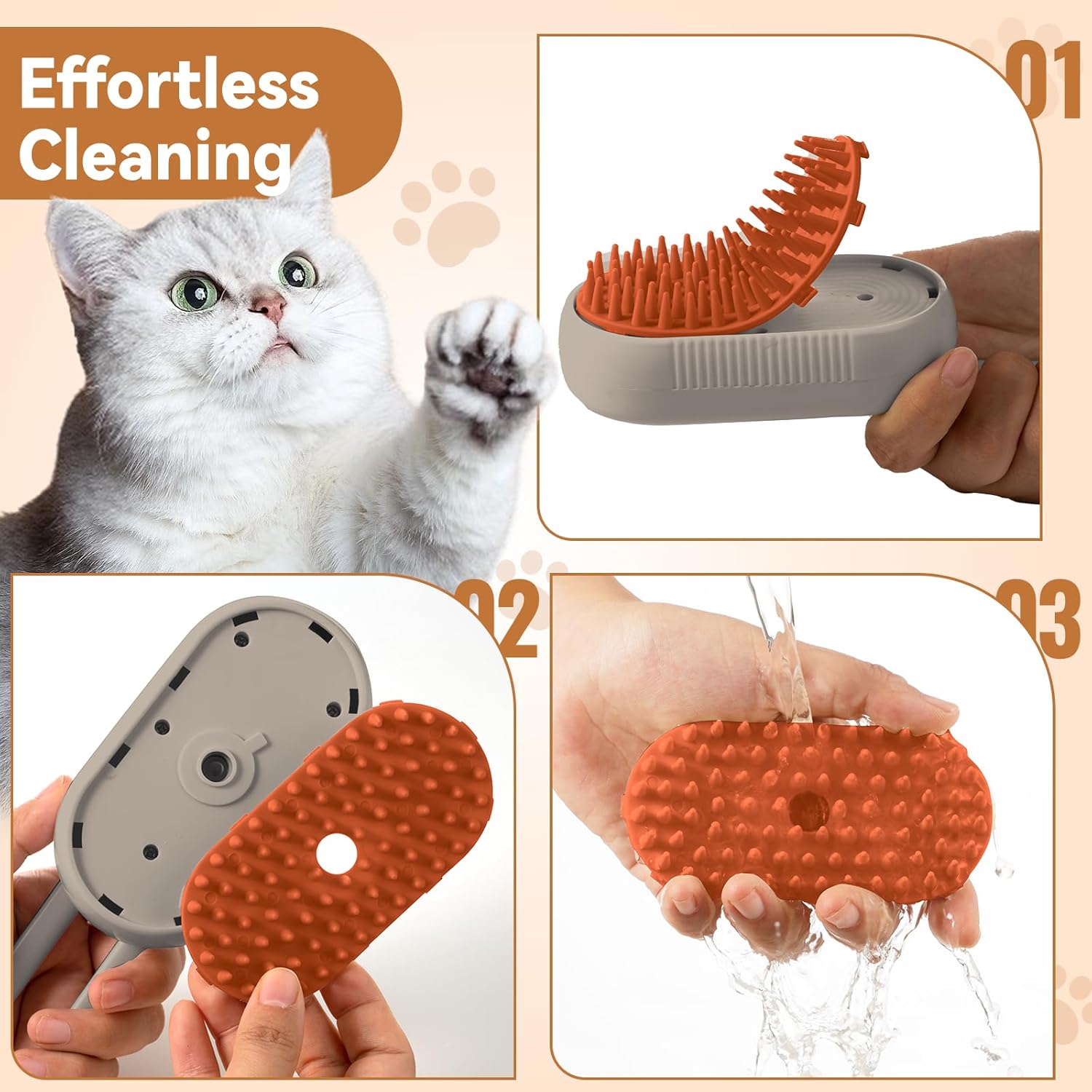 Steam Pet Brush
