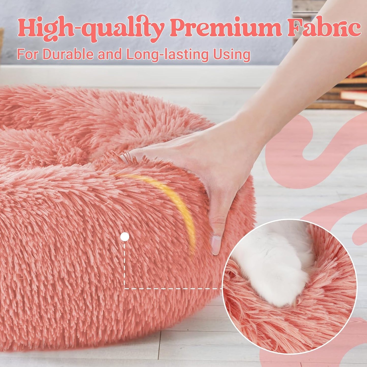 Calming Donut Pet Bed